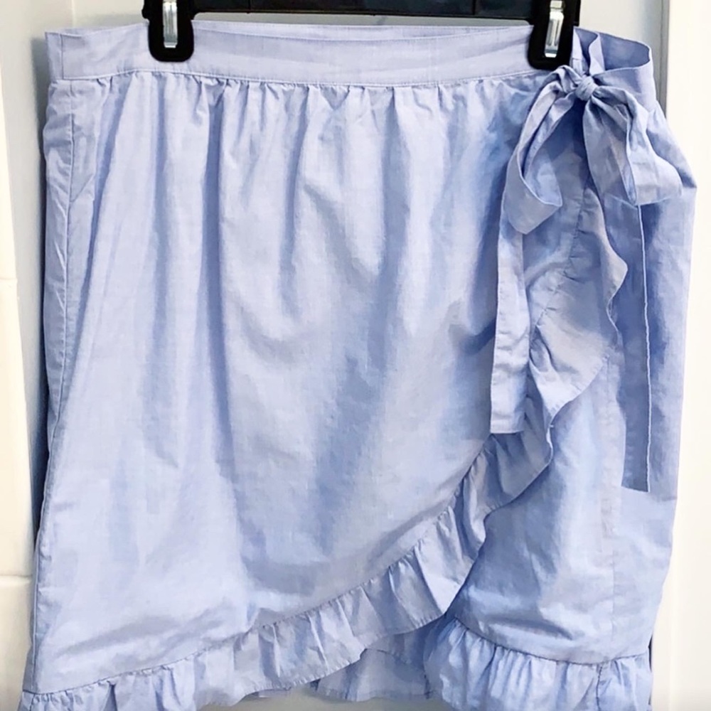 J.Crew Wrap Around Cotton Skirt